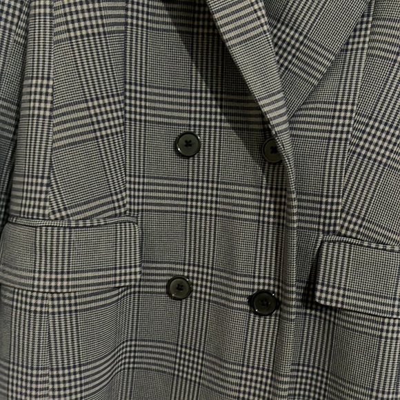 Aritzia Wilfred Margeaux Blazer Plaid - Picture 3 of 9